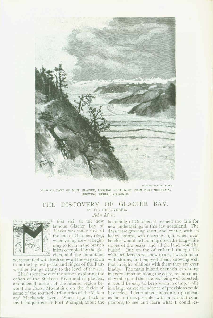 THE DISCOVERY OF GLACIER BAY (1879). vist0045b